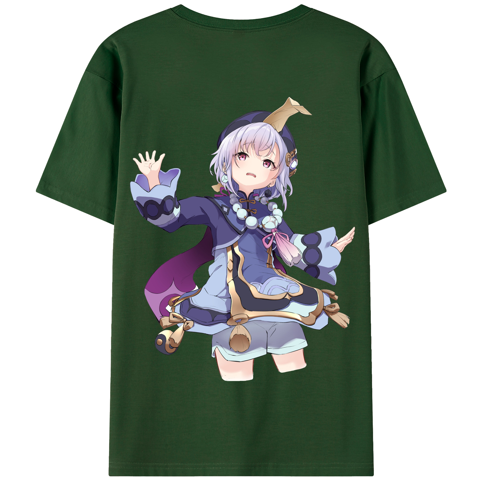 げんし神 七七 なな  genshin Nana 綿100％半袖Tシャツ（背面プリント）